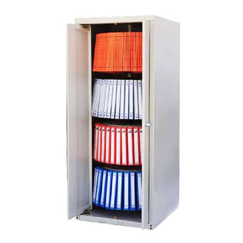 دوار چهار طبقه آویز پوشه خور و معرفی انواع چرخنده اداری نگهدارنده فایل باکیفیت با قیمت دوار چهار طبقه پوشه با مشاوره آنلاین و تلفنی دوار چهار طبقه آویز پوشه خور پوشه آویز کمد زونکن فلزی - دوار پوشه خور با قفل امنیتی