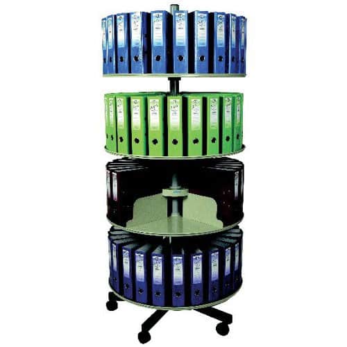 دوار چهار طبقه آویز پوشه خور و معرفی انواع چرخنده اداری نگهدارنده فایل باکیفیت با قیمت دوار چهار طبقه پوشه با مشاوره آنلاین و تلفنی دوار چهار طبقه آویز پوشه خور پوشه آویز کمد زونکن فلزی - دوار پوشه خور با قابلیت تنظیم ارتفاع