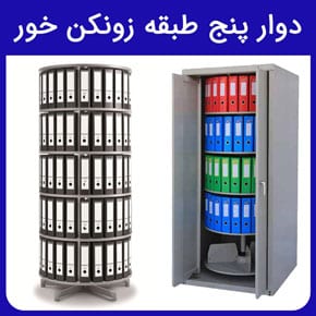 File-Carousel-Cabinet-5-Tier-feature-image دوار پنج طبقه زونکن خور و معرفی انواع کمد دوار پنج طبقه برای نگهداری زونکن و بررسی قیمت فایل دوار پنج طبقه زونکن با مشاوره آنلاین و تلفنی کمد زونکن کمد زونکن فلزی کمد بایگانی دوار