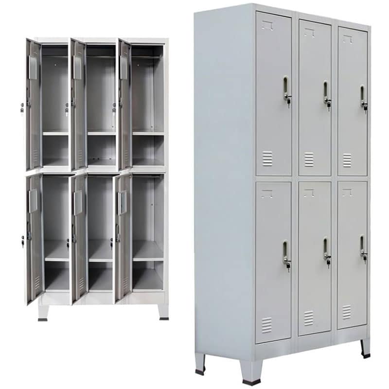 6-Wardrobe-Doors ۶ درب جا لباسی و معرفی انواع جا لباسی ۶ در برای ادارات و مراکز ورزشی و بررسی قیمت شش درب کمد رختکن فلزی با مشاوره آنلاین و تلفنی
