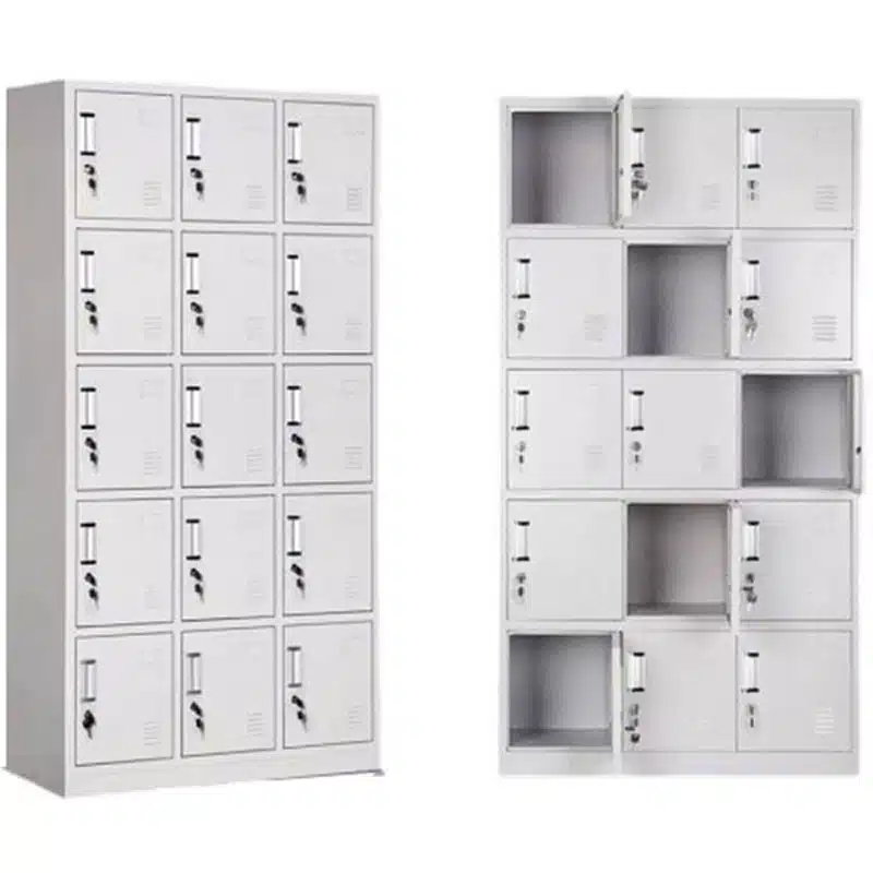 ۱۵ درب جا لباسی و معرفی انواع جا لباسی ۱۵ درب به جهت کاربرد در ادارات و مراکز ورزشی و بررسی قیمت ۱۵ درب جا لباسی فلزی با مشاوره آنلاین و بررسی تغییرات قیمت ۱۵ درب جا لباسی و کمد جالباسی ۱۵ درب سفارشی پرسنل بیمارستان و انواع رنگ‌های ۱۵ درب جا لباسی و انواع قفل‌های کمد لباسی ۱۵ درب جا لباسی - راهنمای جامع انتخاب ۱۵ درب جالباسی شیک و کاربردی